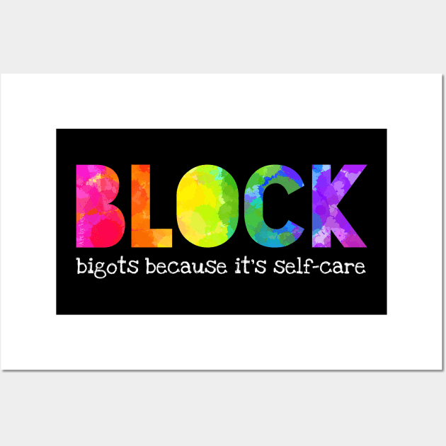 Block bigots Wall Art by Art by Veya